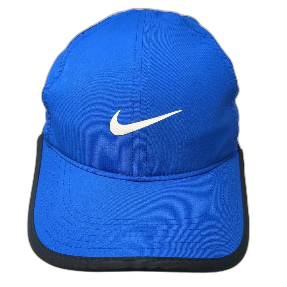 Nike Baseball Cap Blue One Size Dri-Fit Featherlight Adjustable Performance Hat
